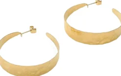 Earrings hammered hoops>My Jewellery Clearance