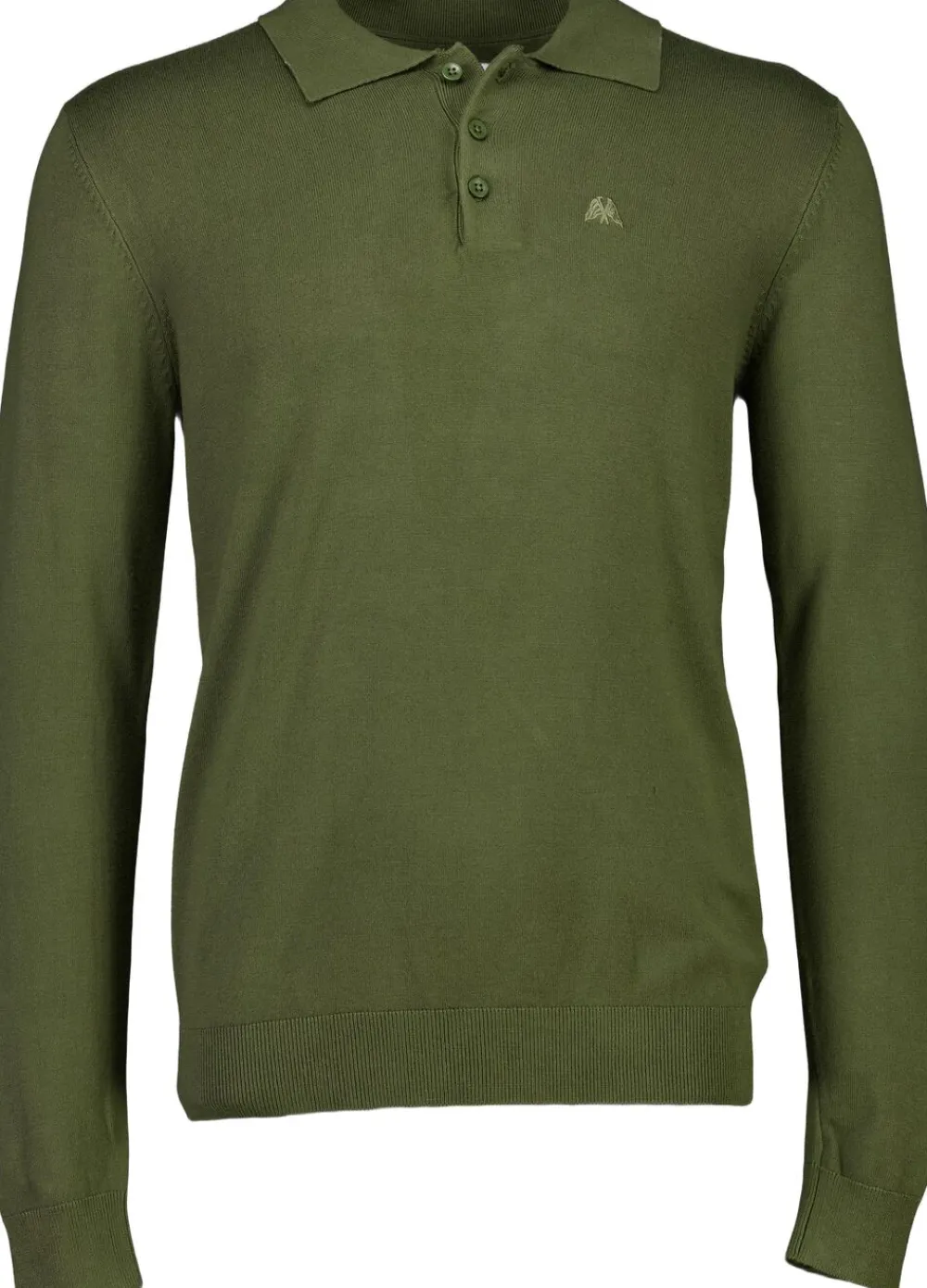Lindbergh Ecovero L/S polo Grøn Clearance