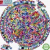 eeBoo - Rundt puslespil 500 brk - Triangle pattern Sale