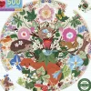 Børn eeBoo - Rundt puslespil 500 brk - Woodland Creatures