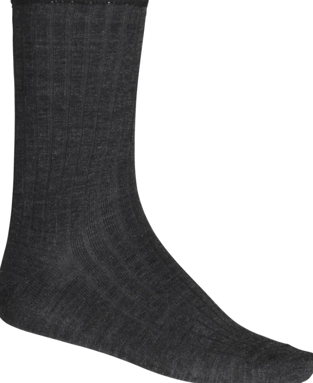 Egtved socks wool no elastic , Grå Hot