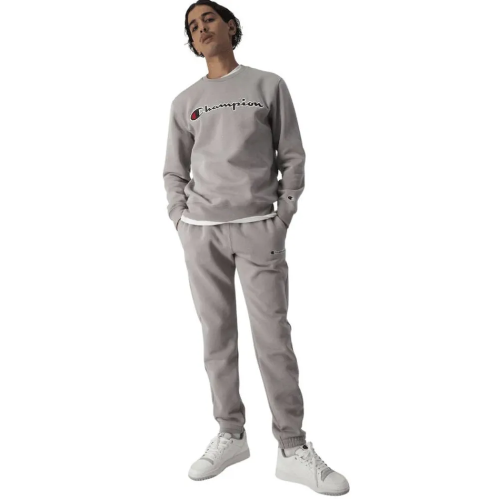 Champion Elastic Cuff Joggingbukser Grey Discount