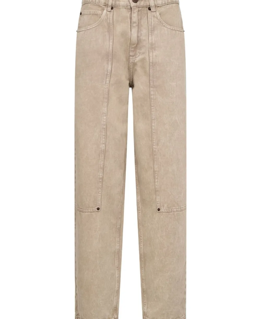 Magasin du Nord Collection Emma M125 Barrel jeans - 100% Økologisk bomuld GOTS Sandstorm New