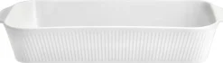 Pillivuyt Fad dybt Plissé 35 x 19 x 6 cm Hvid