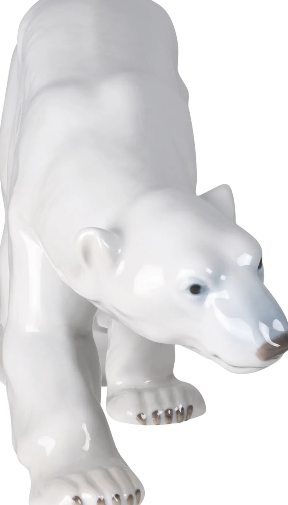 Figurine Isbjørn, gående 14 cm>Royal Copenhagen Online
