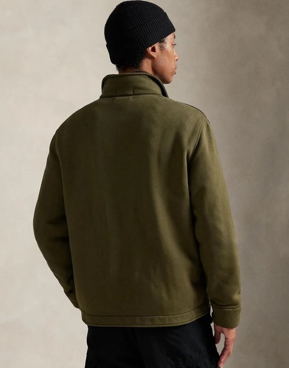 Polo Ralph Lauren Fleece Deck Jacket Grøn Clearance