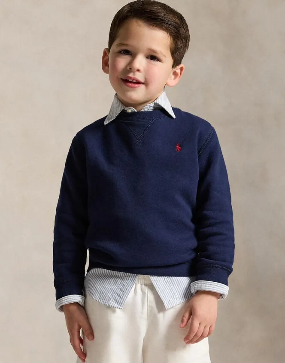 Polo Ralph Lauren Fleece Swaetshirt KIDS Blå Sale