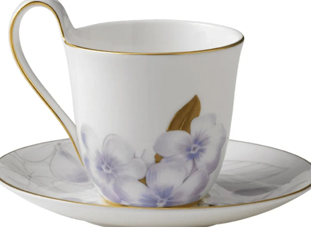 Flora 27 cl. højhankskop med underkop - Rhododendron>Royal Copenhagen Hot
