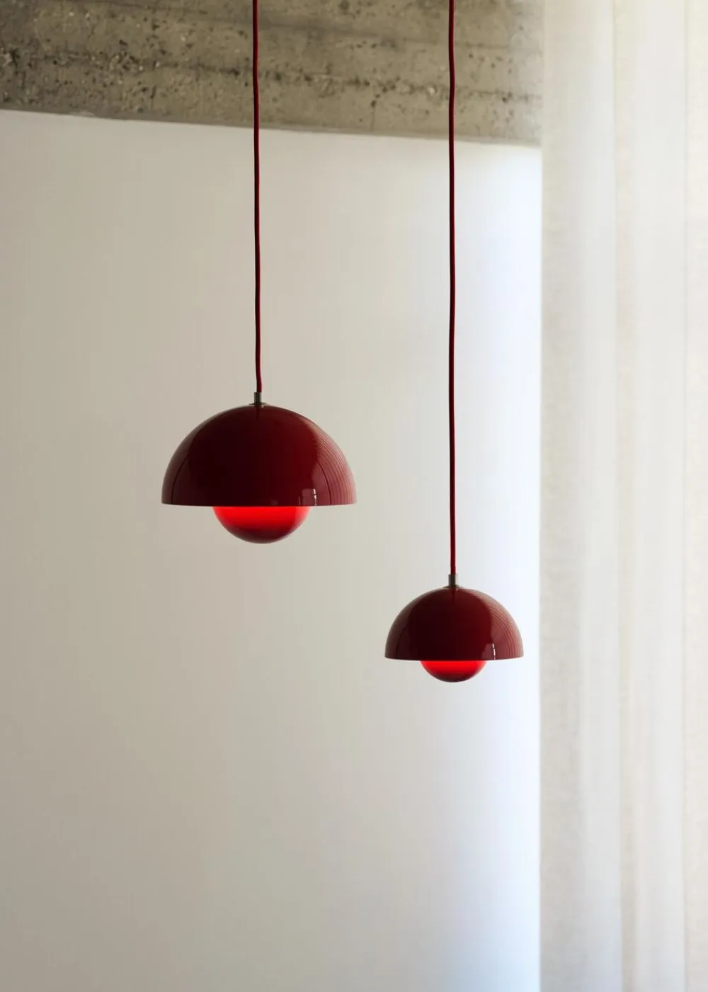 Flowerpot Pendant VP7, Vermilion Red>&Tradition Clearance