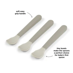Done by Deer Foodie easy-grip babyske 3-pak Sand Online
