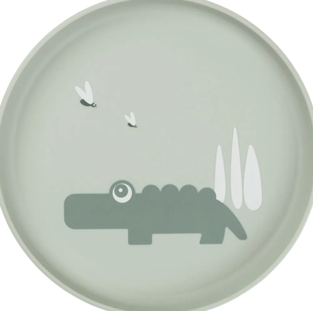 Done by Deer Foodie tallerken Croco Grøn Grøn Online