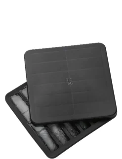 RIG TIG FREEZE-IT isterningbakke med låg H 2. 5 cm black