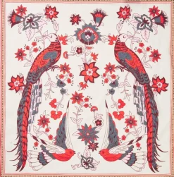 Lollys Laundry GardenbirdsLL Scarf Creme New
