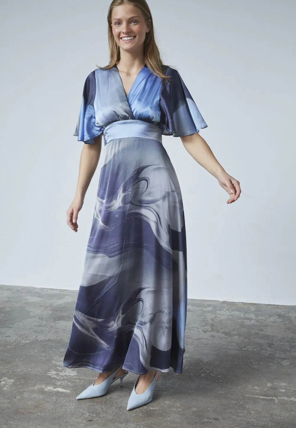 SisterS Point GISELA-DR17 Grey/blue wave