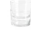 Glass-Set of 4 Small-Clear>Hay Outlet