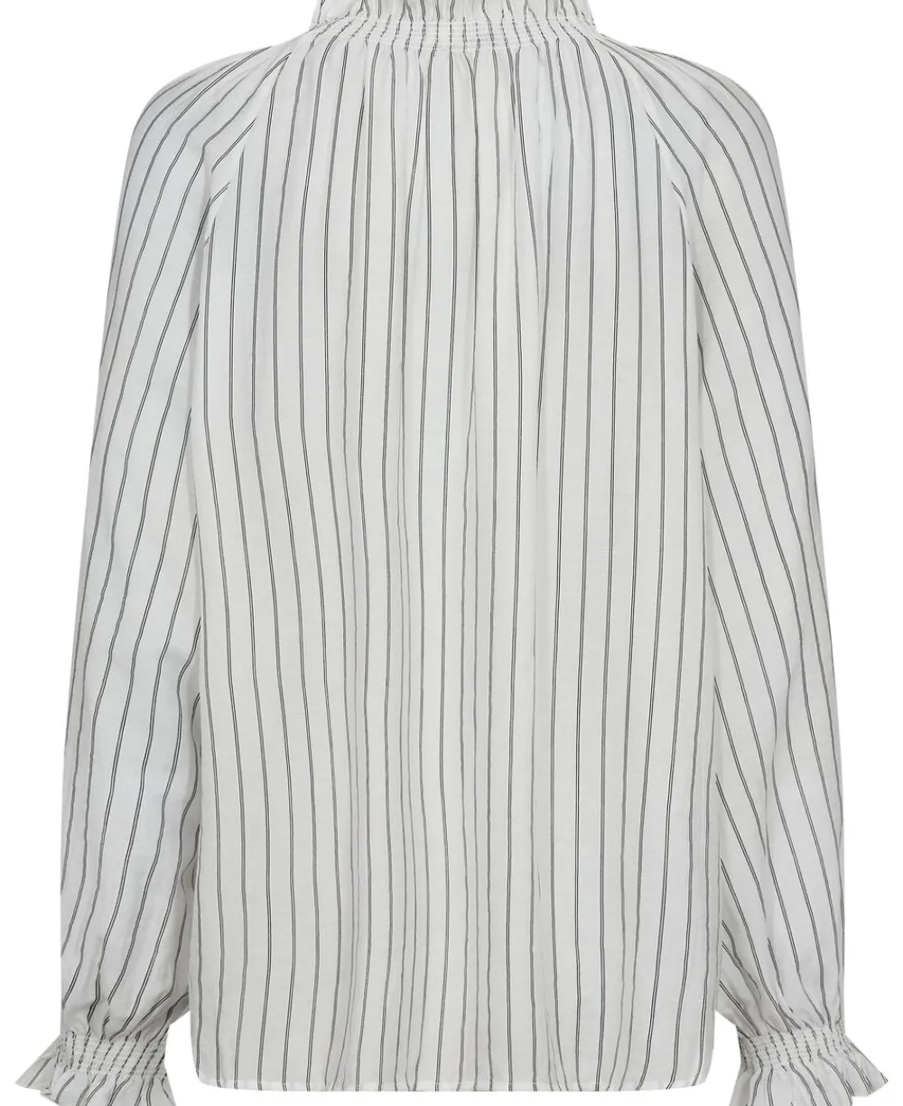 Grady 3 Langærmede bluse med høj krave - LENZINGECOVERO>Magasin du Nord Collection New