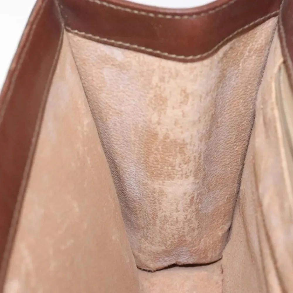 Gucci Vintage Gucci Shoulder Bag Brown Clearance