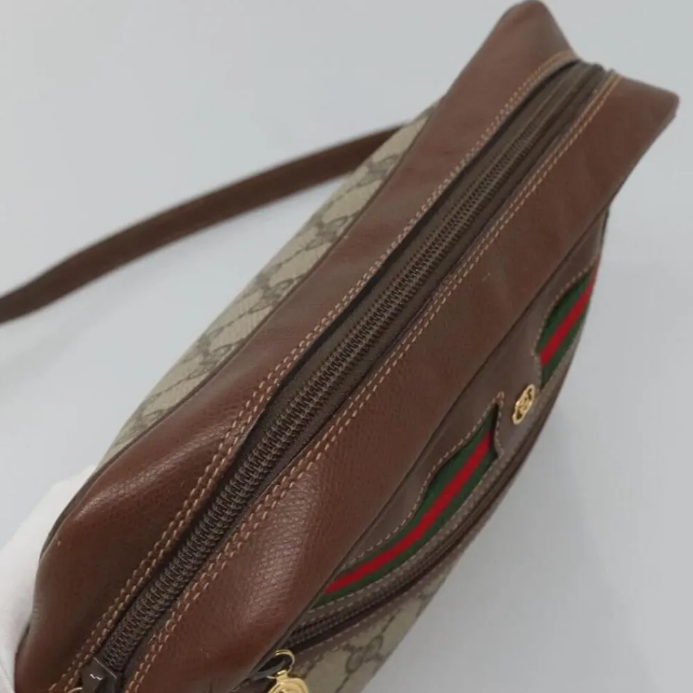 Gucci Vintage Gucci Shoulder Bag Beige Discount