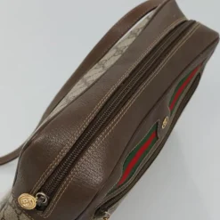Gucci Vintage Gucci Shoulder Bag Beige Hot