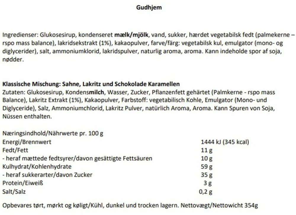 Karamel Kompagniet Gudhjem, Klassisk blandingQ2 Online