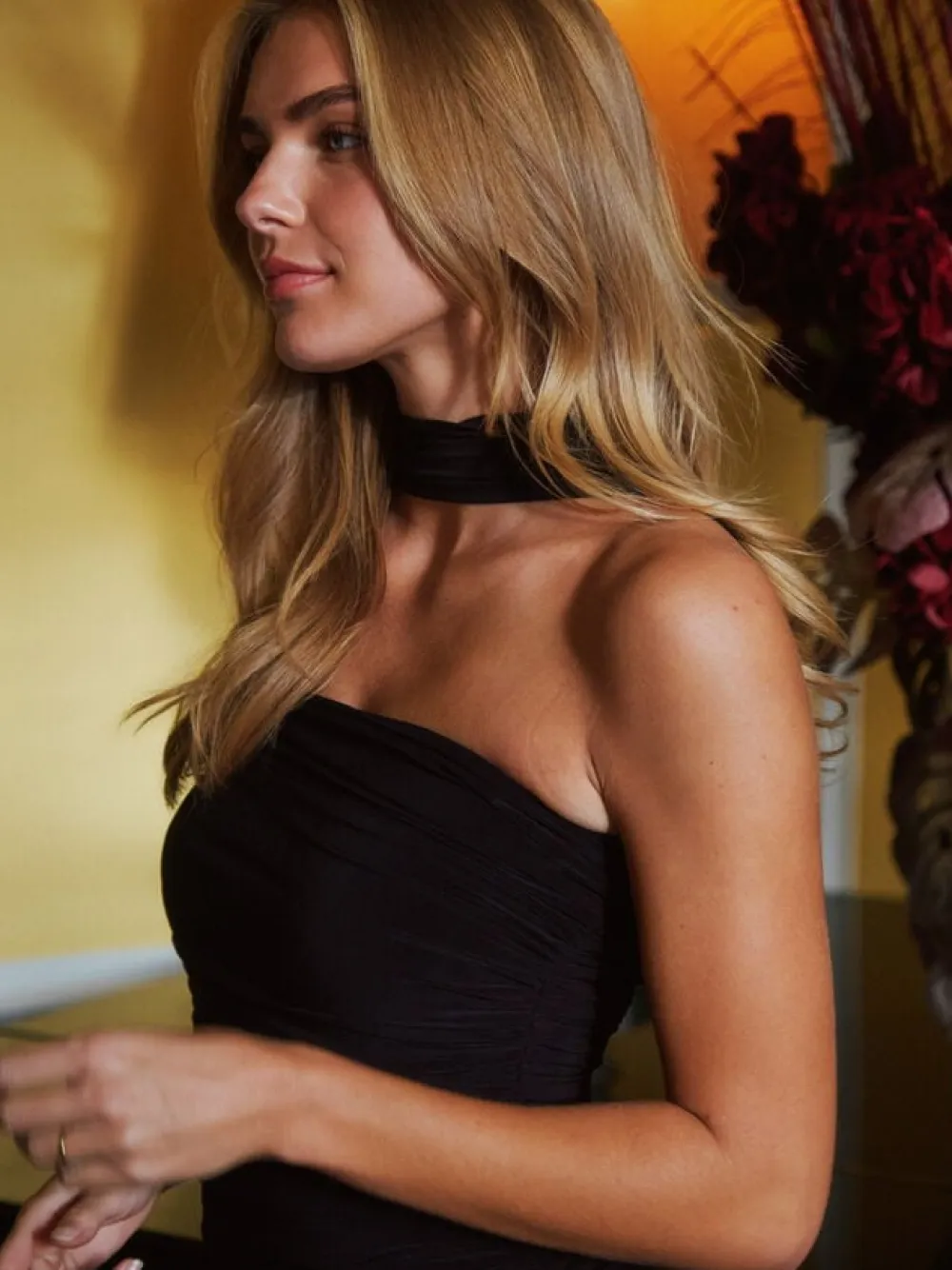 Hamina Long Dress>Neo Noir
