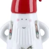 Kähler Hammershøi Christmas Nissefar Ø6 cm hvid m. deko Outlet