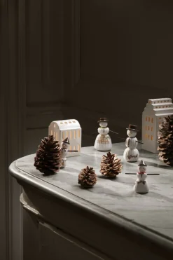 Kähler Hammershøi Christmas Snedreng H9 hvid m. deko