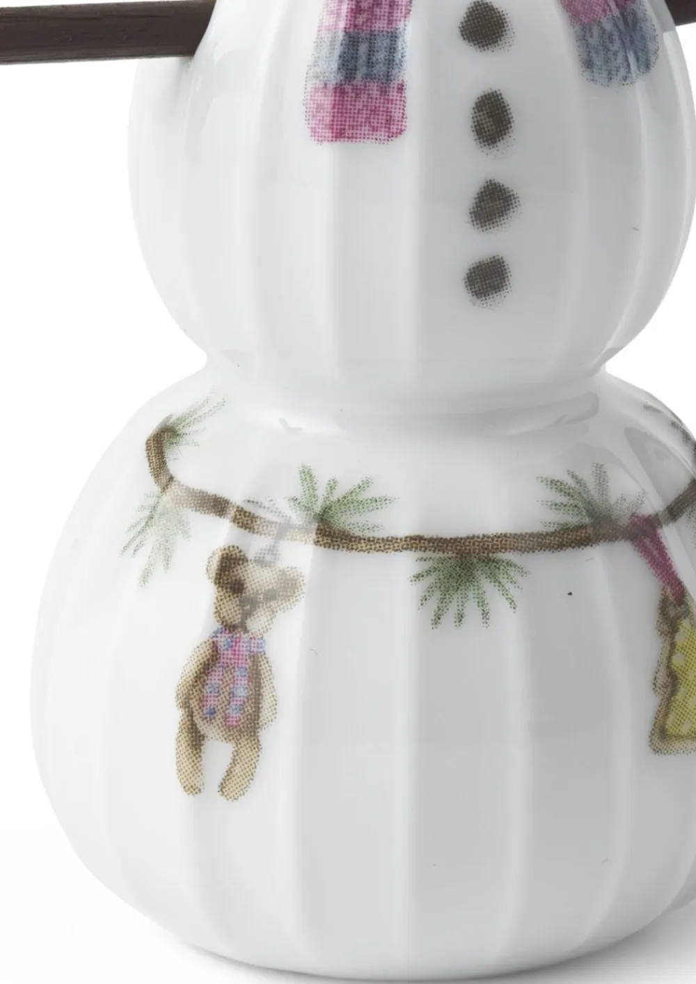 Kähler Hammershøi Christmas Snedreng H9 hvid m. deko