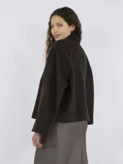 Neo Noir Hamra Wool Jacket Chocolate brown New