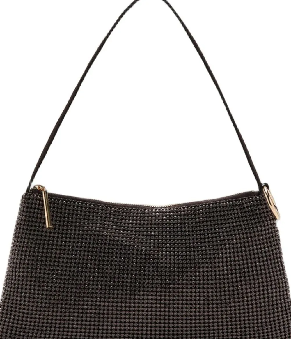 Dame MANGO Handbag with rhinestones