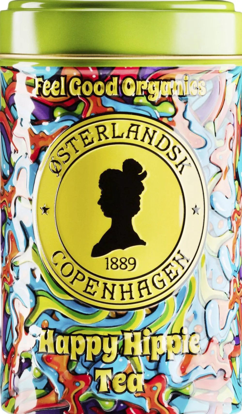 Østerlandsk Tehus Happy Hippie Tea Organic, 125g dåse Outlet