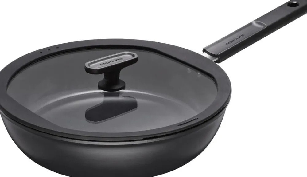 Fiskars HardFace Sautèpande 28 cm, m/låg