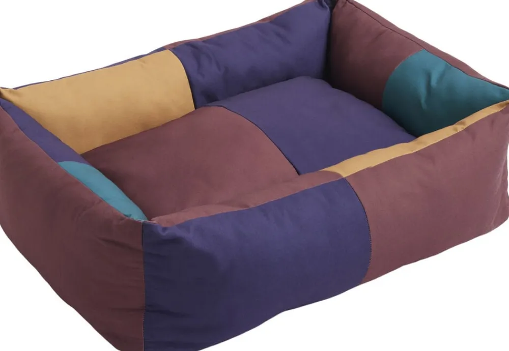 Hay Dogs Bed-Large-Burgundy, green Outlet