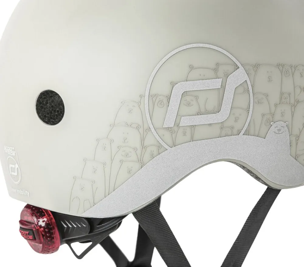 Børn Scoot & Ride Helmet XXS reflective ash