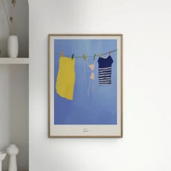 Poster & Frame Henry Rivers - Afternoon swim Flerfarvet Hot