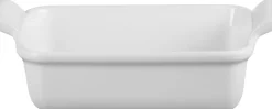 Le Creuset Heritage Rekt Fad 24/19cm White