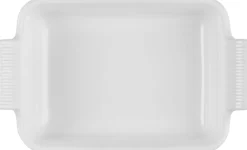 Le Creuset Heritage Rekt Fad 24/19cm White