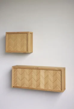 Herringbone Skoskab Large Natur><noscript><img width=
