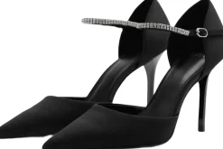 High heel shoe with rhinestone stra>MANGO Discount