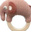 Sebra Hæklet rangle på træring, Fanto, blossom pink Online