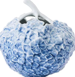 Royal Copenhagen Hortensiavase blå 15cm