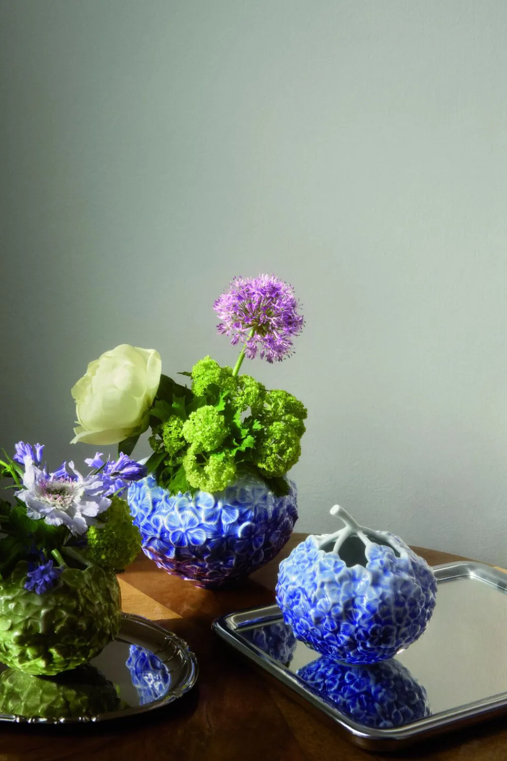Royal Copenhagen Hortensiavase blå 15cm