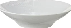 Royal Copenhagen Hvid Elements 25 cm. dyb tallerken