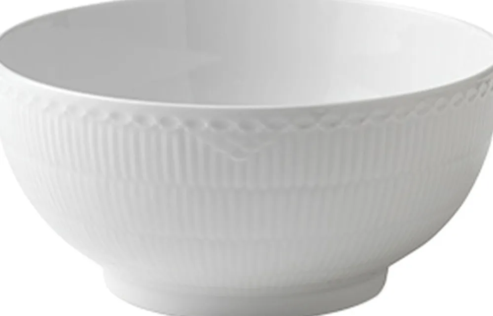 Royal Copenhagen Hvid halvblonde 310 cl. skål