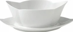 Royal Copenhagen Hvid Riflet 55 cl. sovseskål