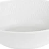 Hvid Riflet 17 cm. dyb tallerken>Royal Copenhagen Outlet