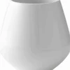 Royal Copenhagen Hvid Riflet 15 cm. vase - medium New