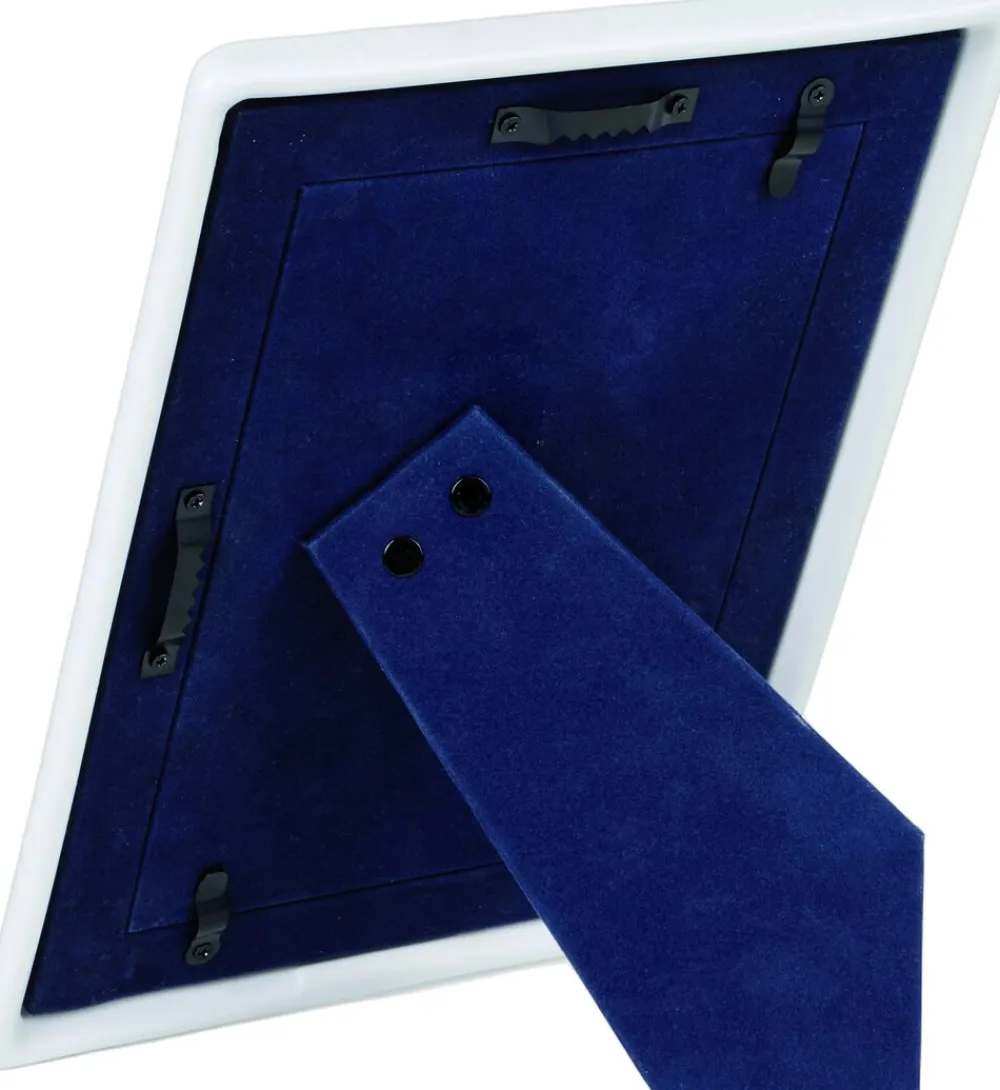 Hvid Riflet billedramme 21 cm>Royal Copenhagen Online