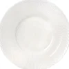HVID RIFLET HALVBLONDE DYB TALLERKEN, 24 CM>Royal Copenhagen Hot