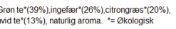 Chaplon Ingefær og lemon te økologisk 100g